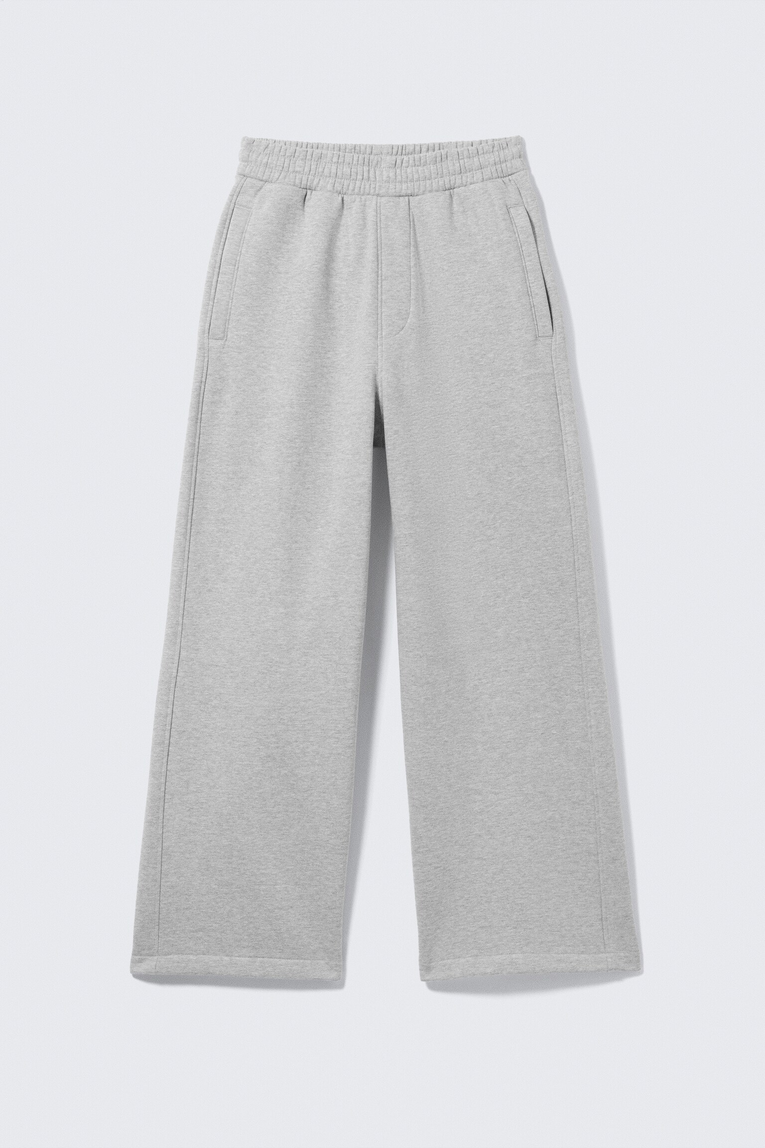 Loose Sweatpants - Light Grey/Black - 2