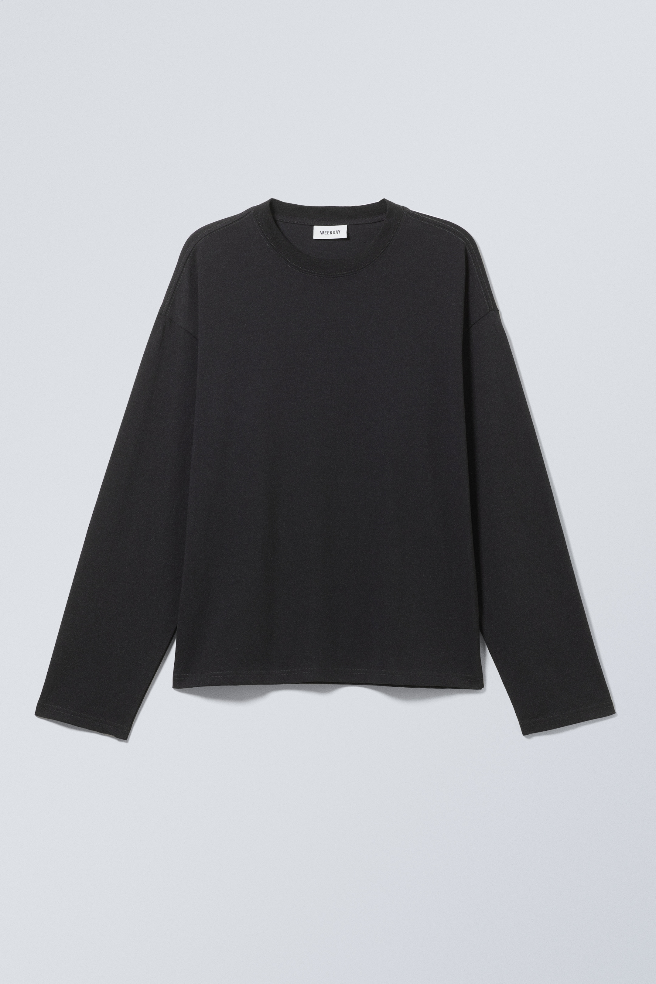 Visa större bild: Great Boxig Långärmad T-shirt - Svart - HERR | H&M FI 1