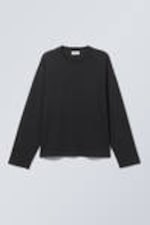Black - Great Boxy Long Sleeve T-shirt - 3