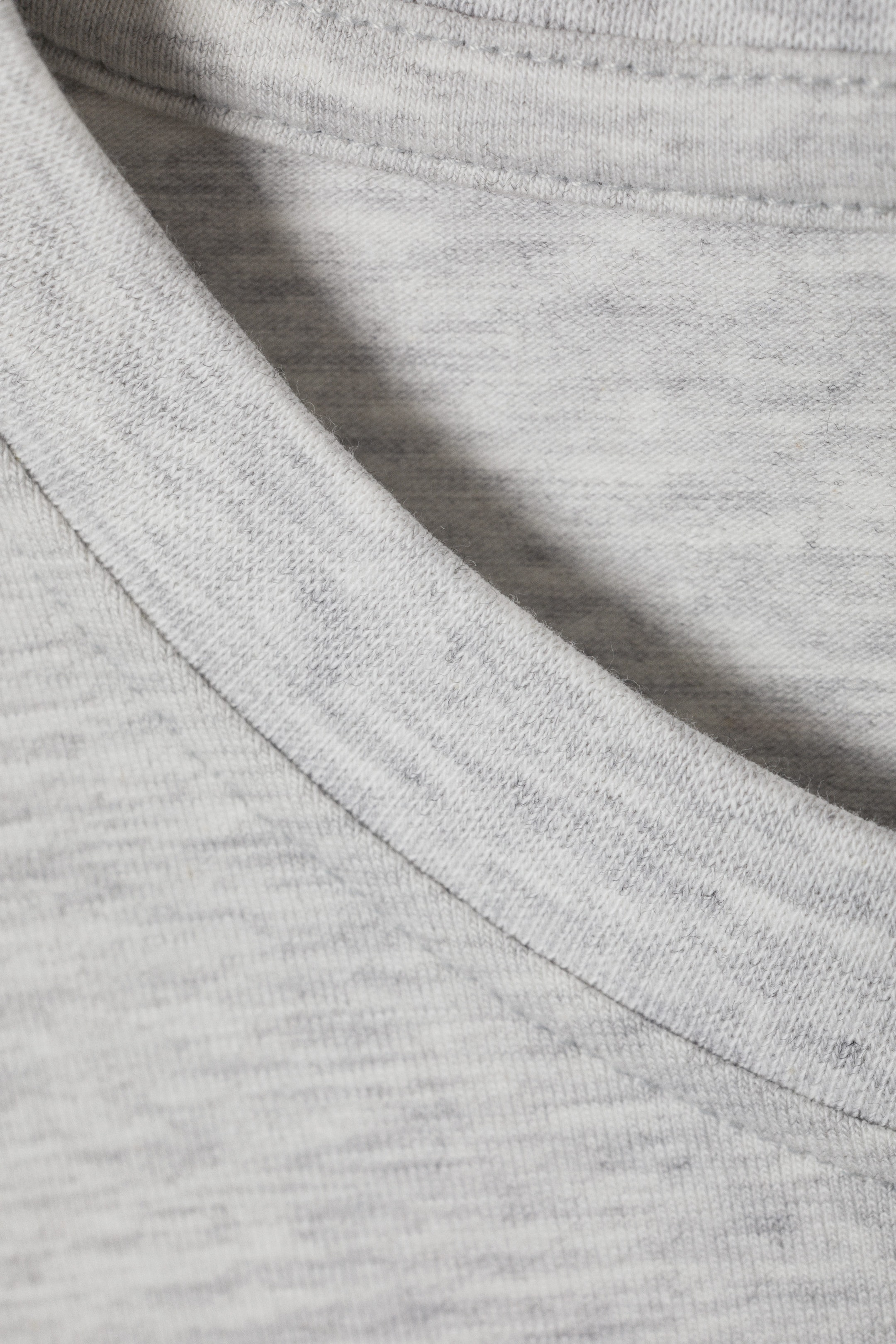 Hellgrau meliert - Kastiges T-Shirt Perfect - 1