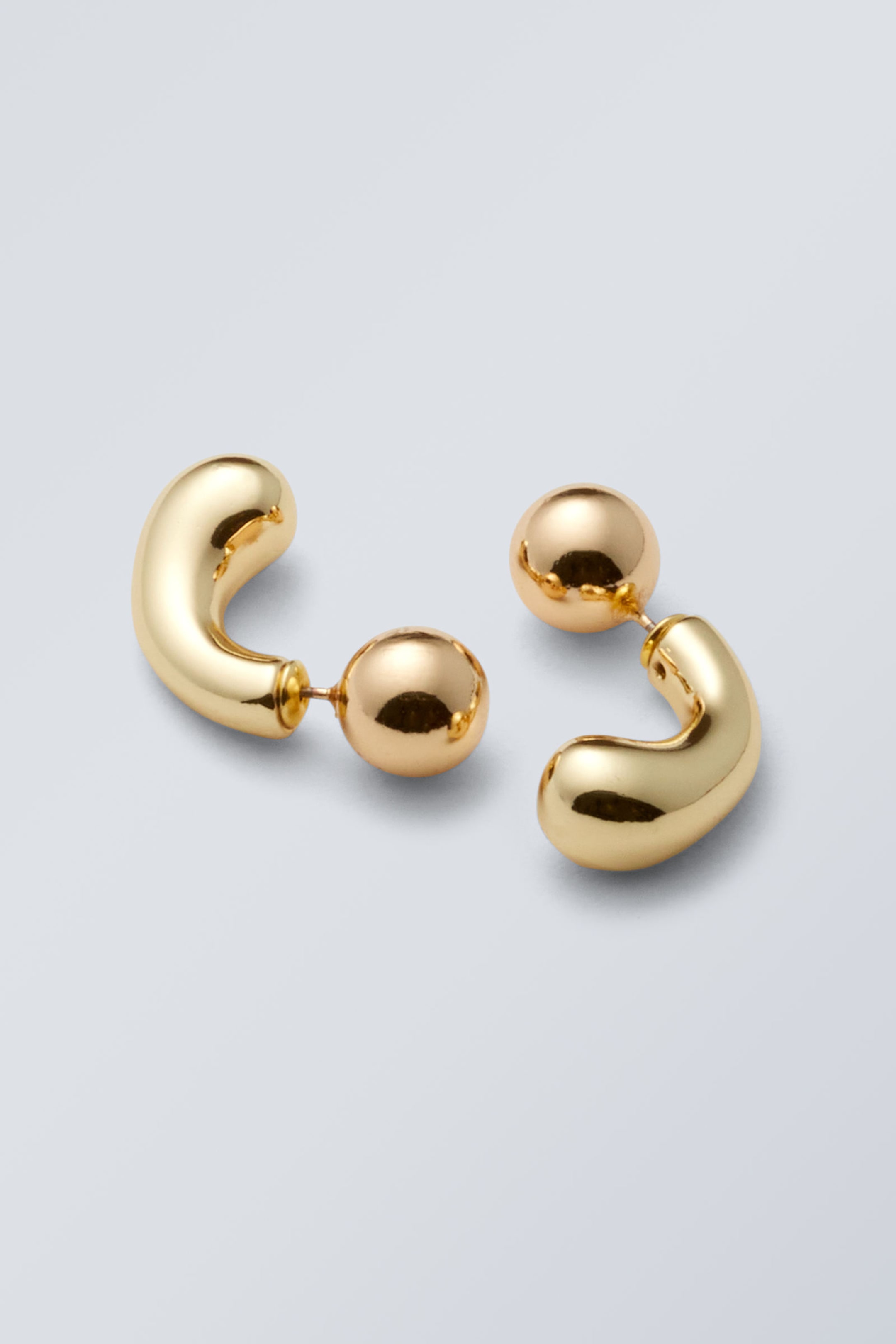 Golden - Bean Earrings - 0