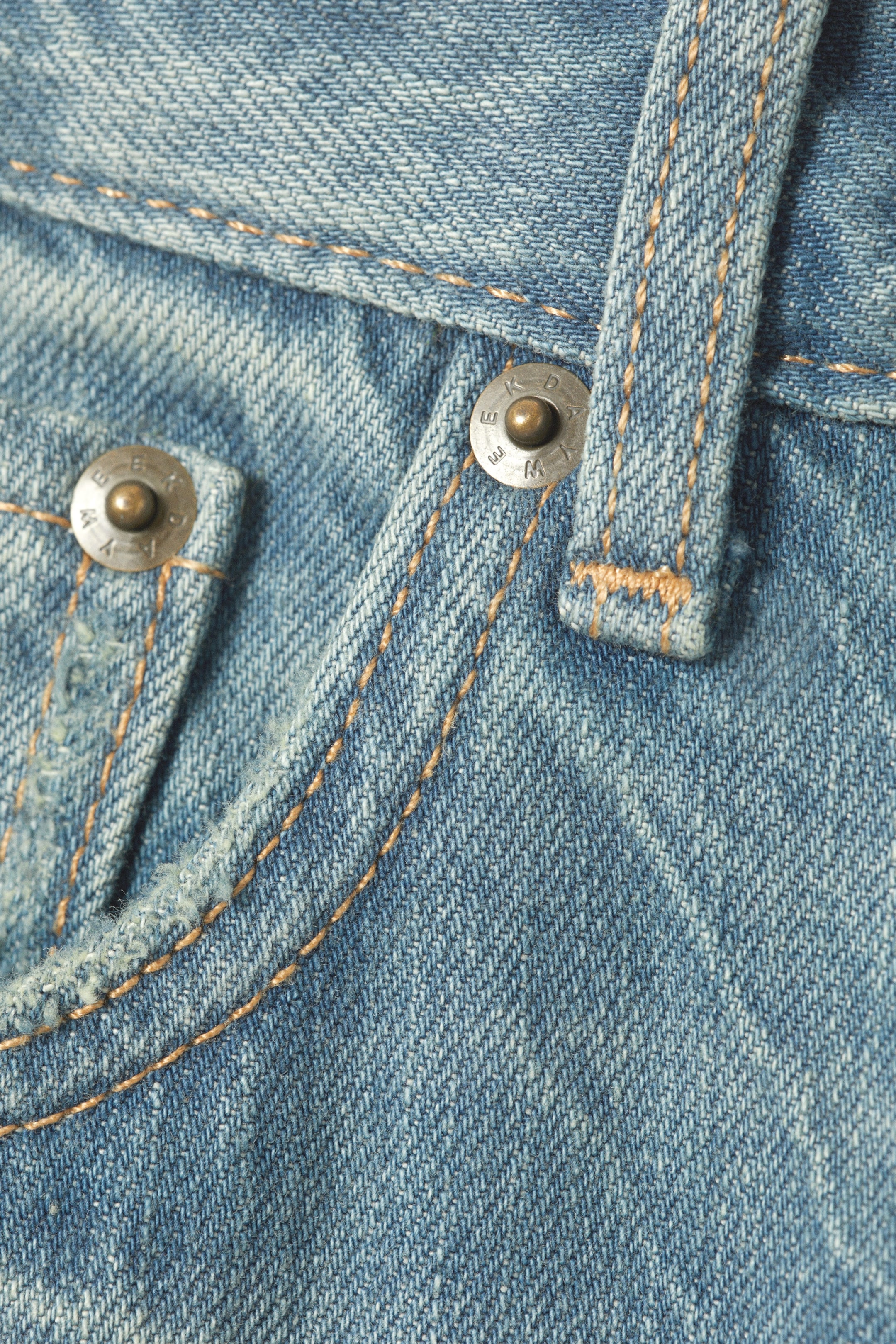 Cyan Dust - Mittelblau - Mercury Relaxed Bootcut Leg Workwear Jeans - 1