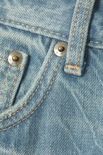 Cyan Dust - Mittelblau - Mercury Relaxed Bootcut Leg Workwear Jeans - 1