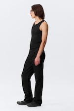 Black Rinse - Schwarz - Orbit Mid Waist Regular Straight Leg Jeans - 5