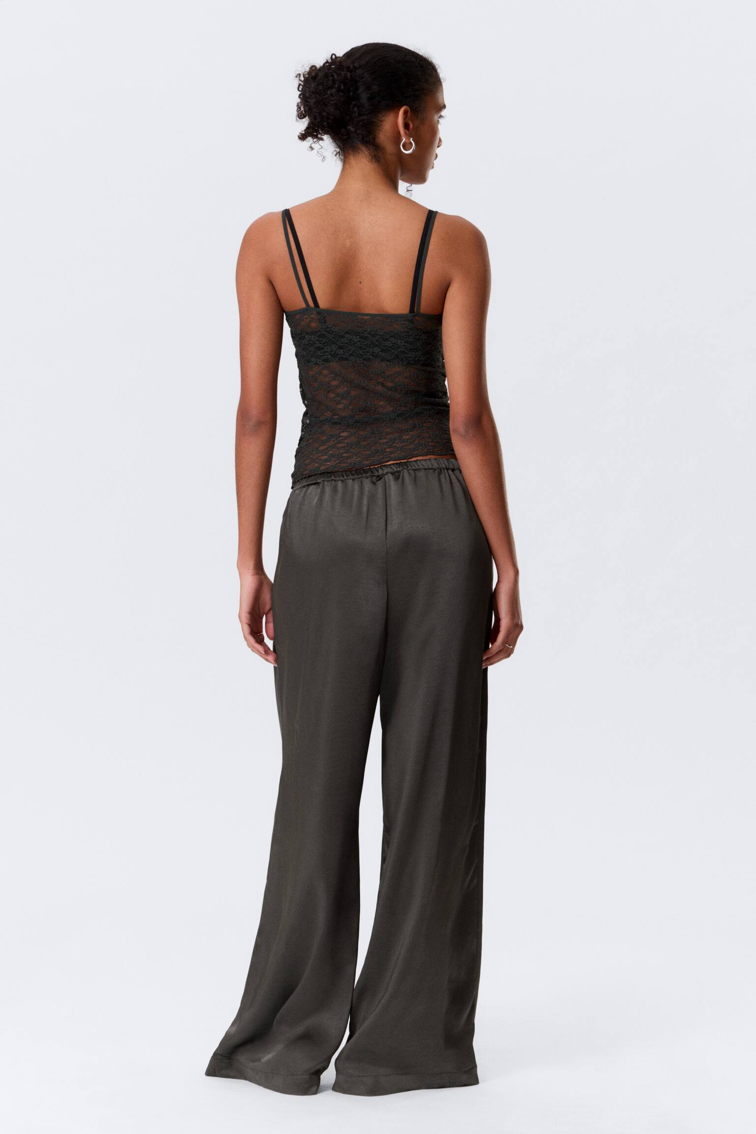 Top in pizzo - Grigio scuro - 5