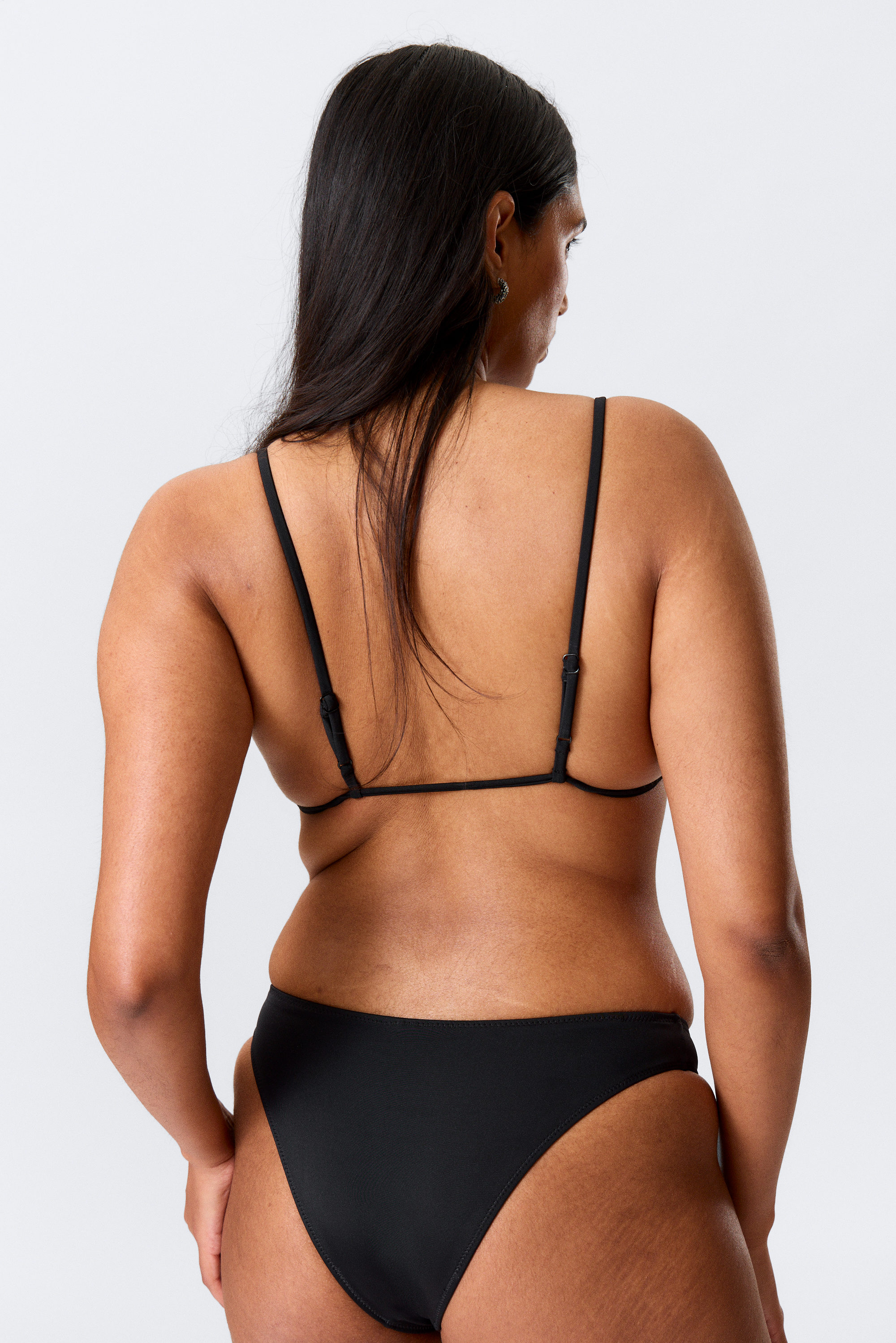 Black - Triangle Bikini Top - 2