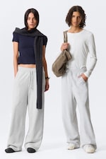 Light Dusty Grey - Astro Loose Terry Sweatpants - 1