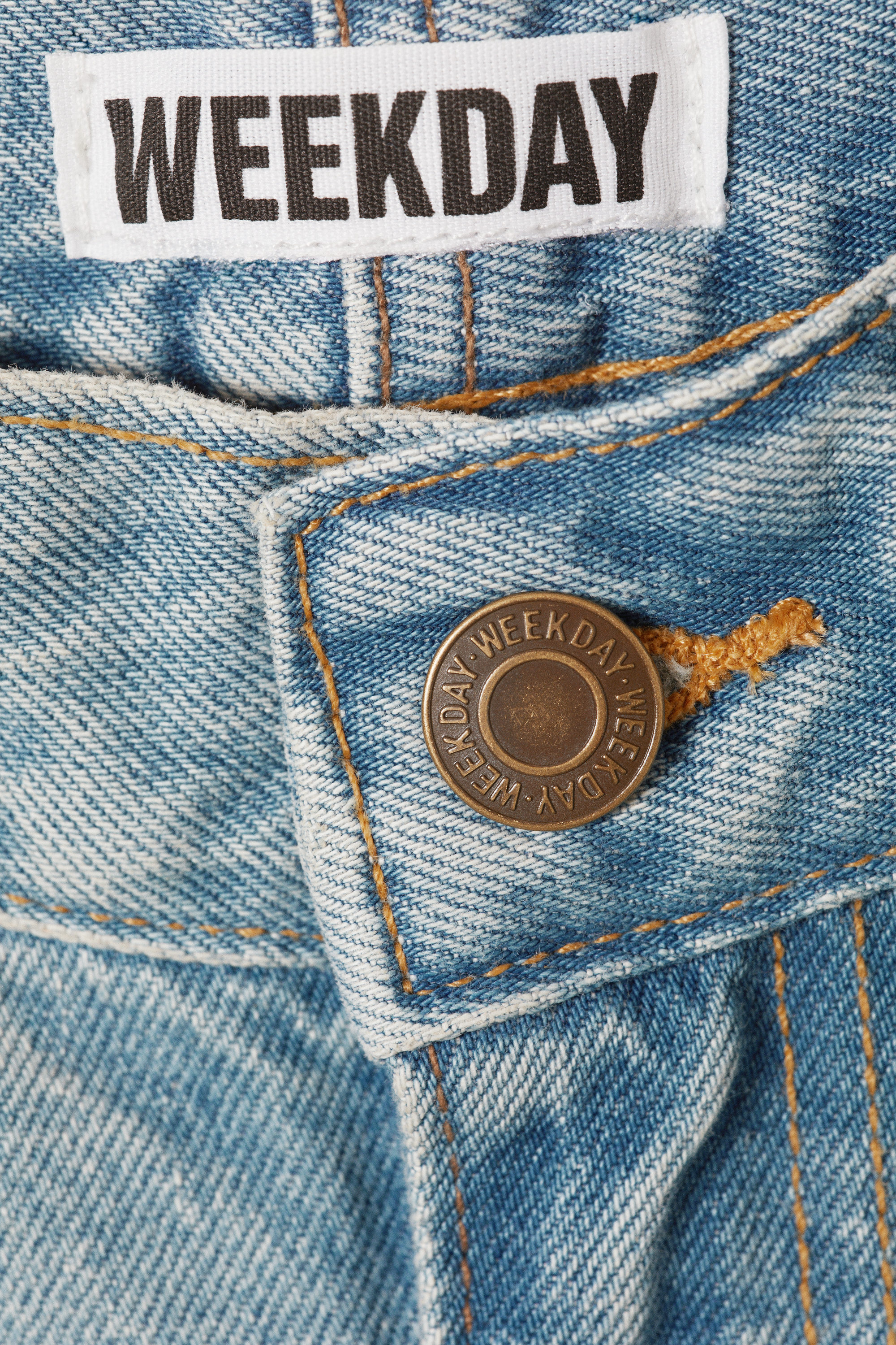 Port Blue - Lichtblauw - Losse wijde jeans met lage taille - 6