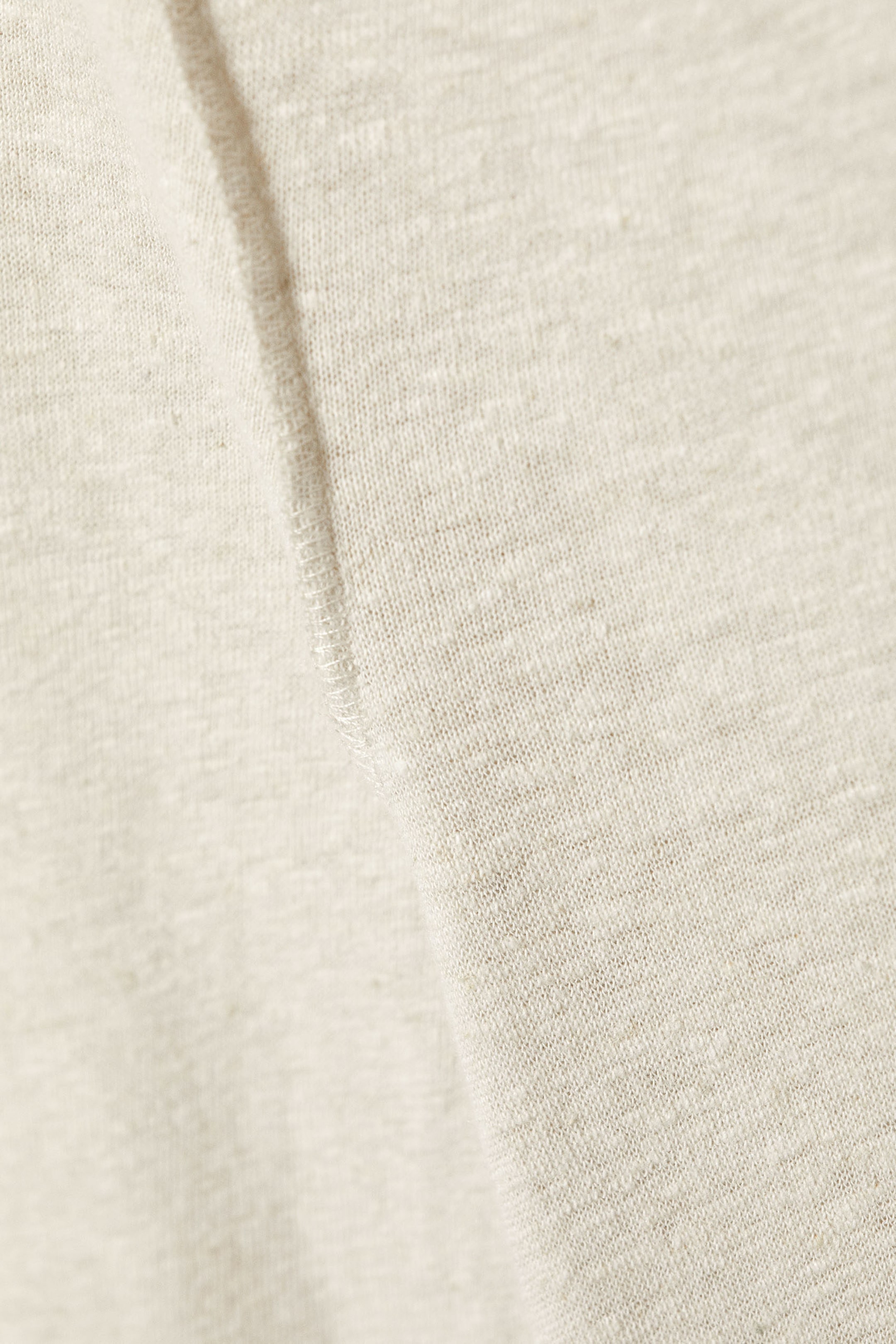 Beige - Fair linnen longsleeve - 1