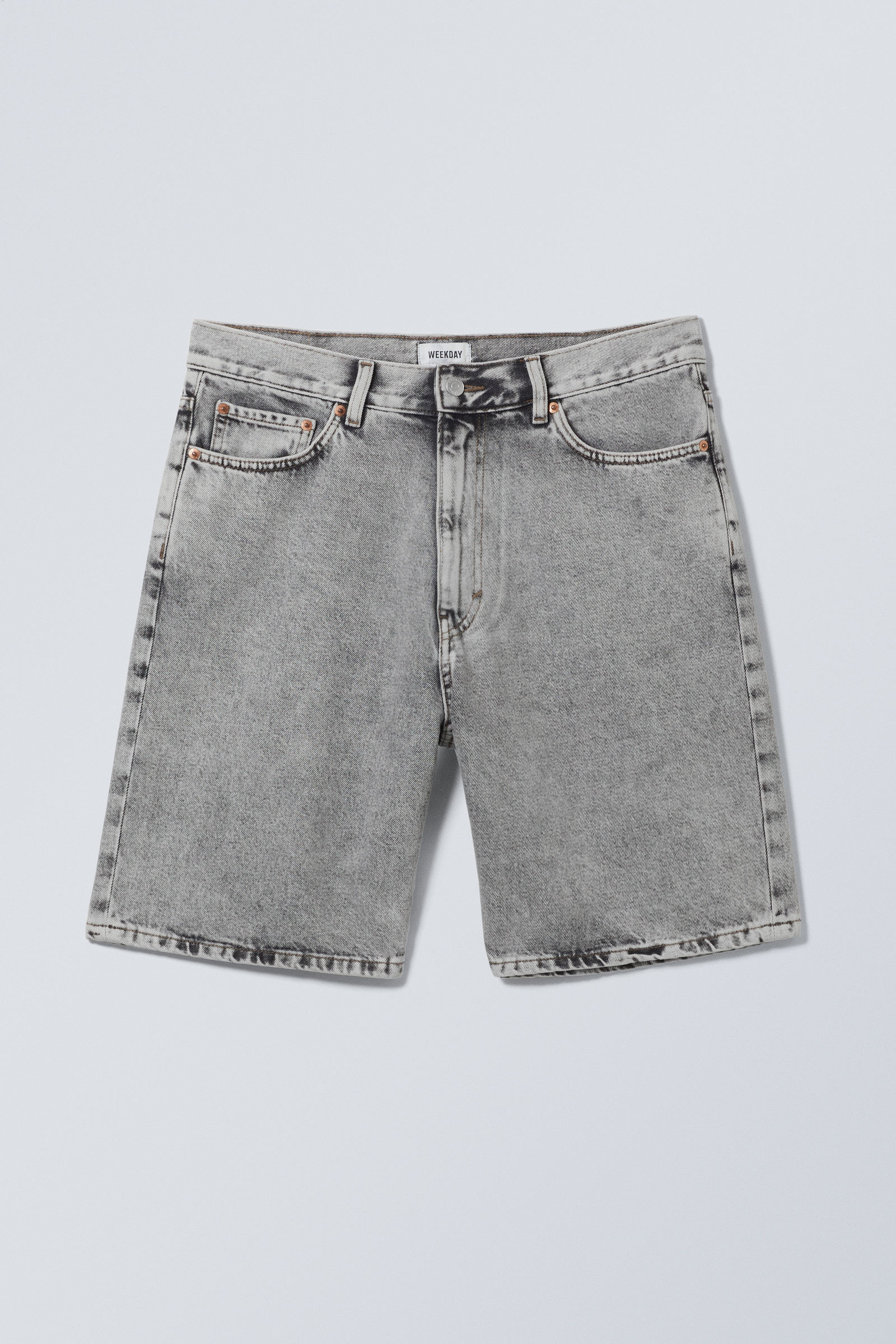 Galaxy Mid Rise Loose Denim Shorts