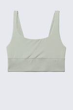 Light Dusty Khaki Green - Soul Scoop Neck Soft Bra - 0