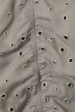 Dusty Mole - Cropped Eyelet Bomber Jacket - 2