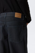 Indigo-Beschichtung - Astro Mid Rise Loose Baggy Leg Coated Jeans - 3