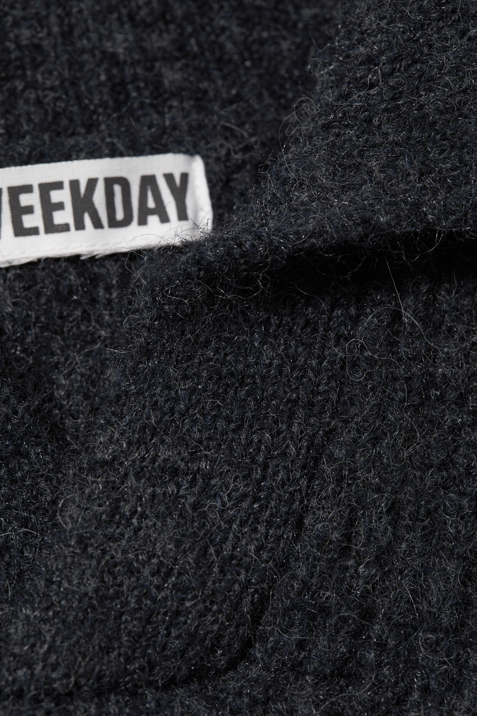 Dark Navy Blue - Knitted Wool-Blend Polo Sweater - 3