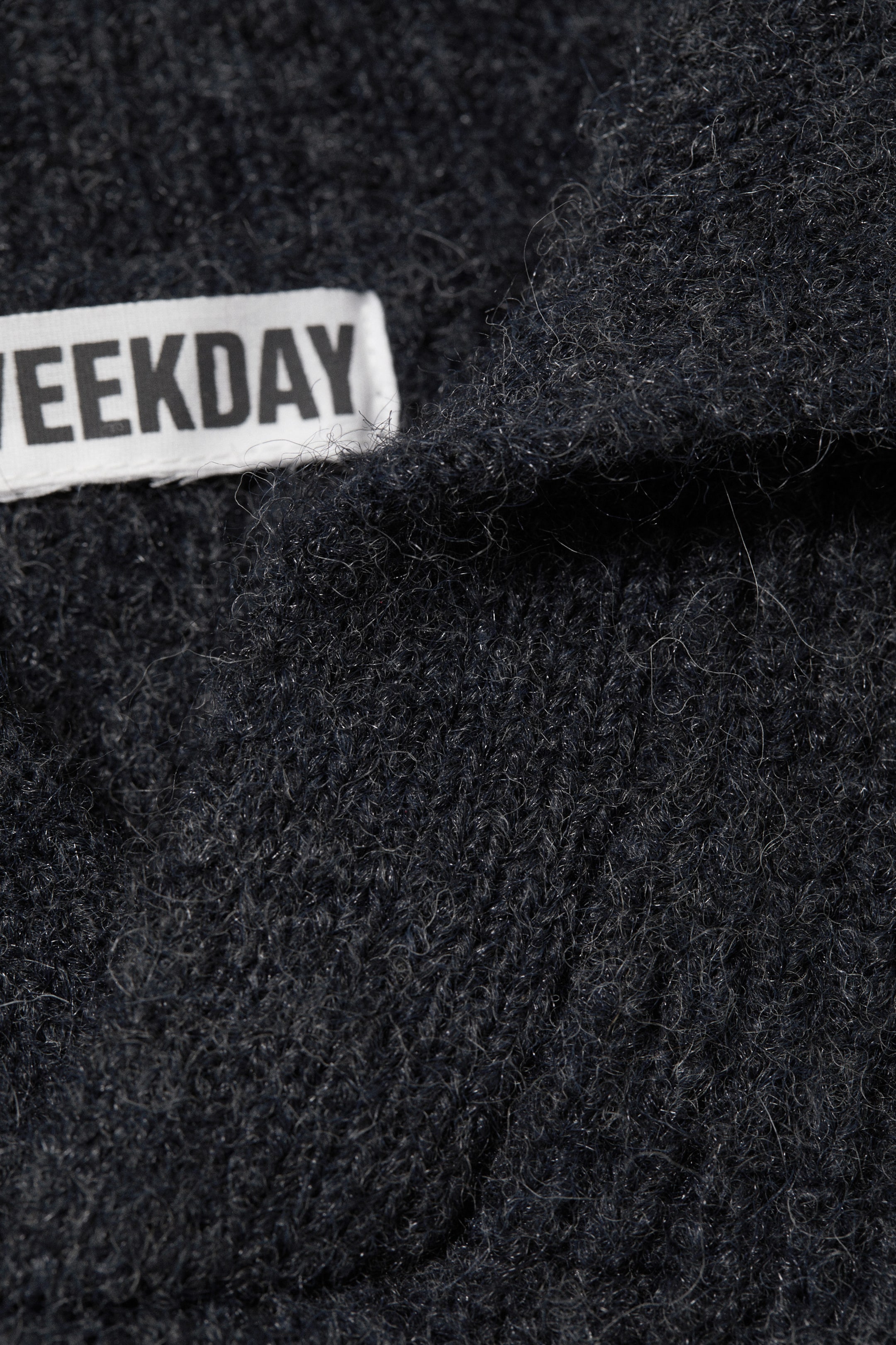 Dark Navy Blue - Knitted Wool-Blend Polo Sweater - 5