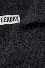 Dark Navy Blue - Knitted Wool-Blend Polo Sweater - 5