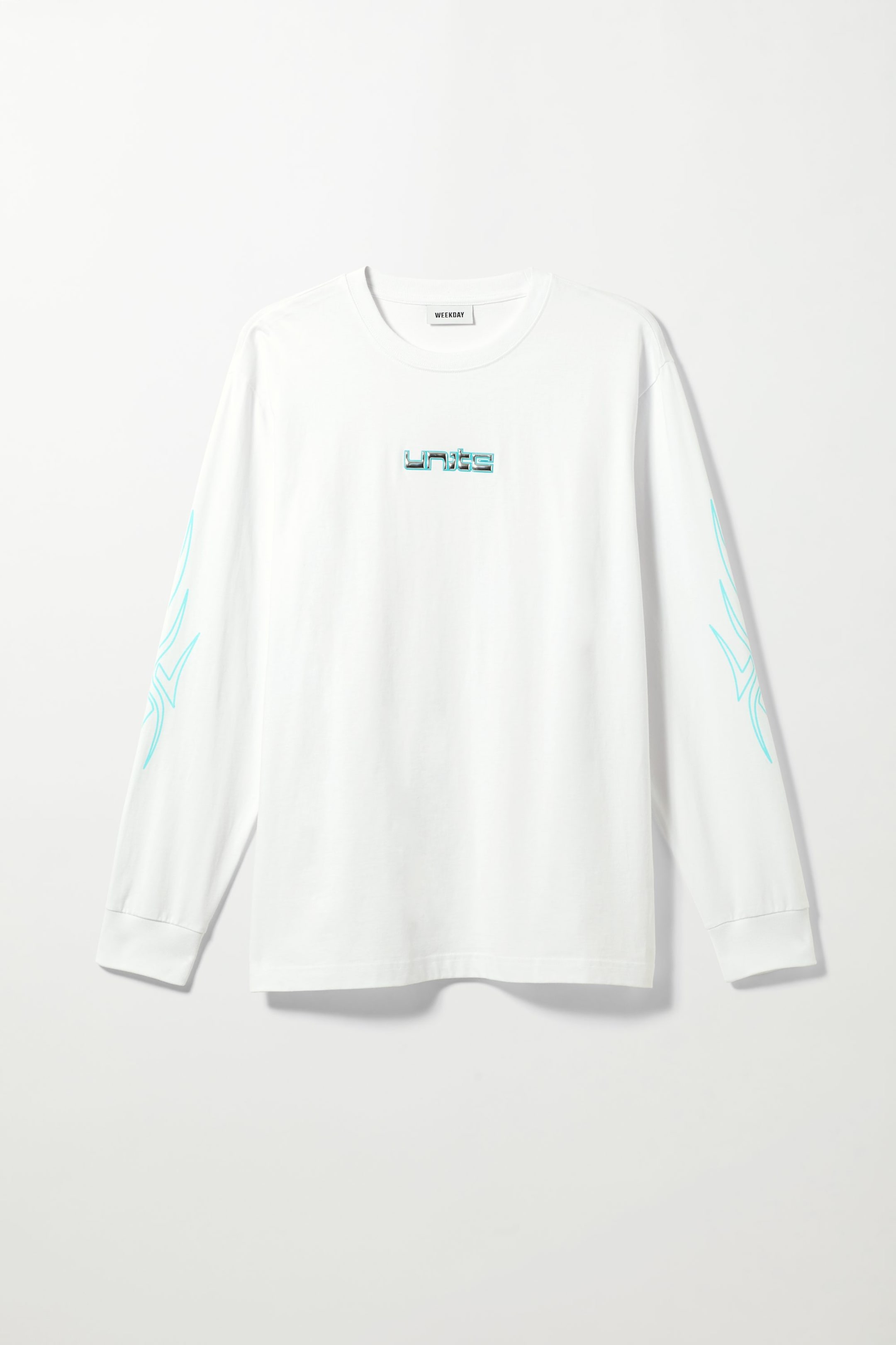 White - Hack Printed Long Sleeve - 0