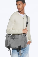 Grey - Large crossbody bag - 0