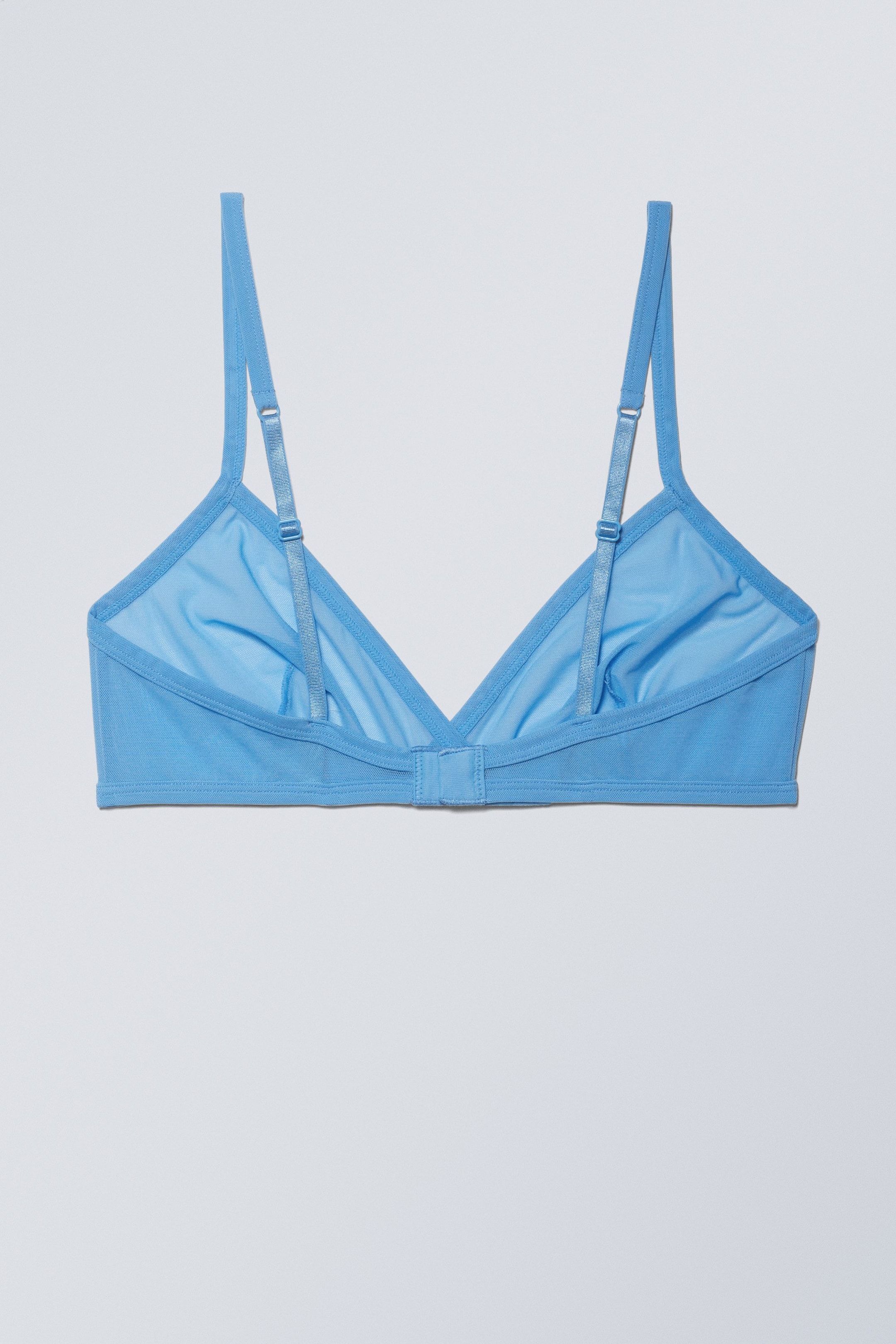 Hellblau - Triangel-Bustier Bonnie aus Mesh - 1