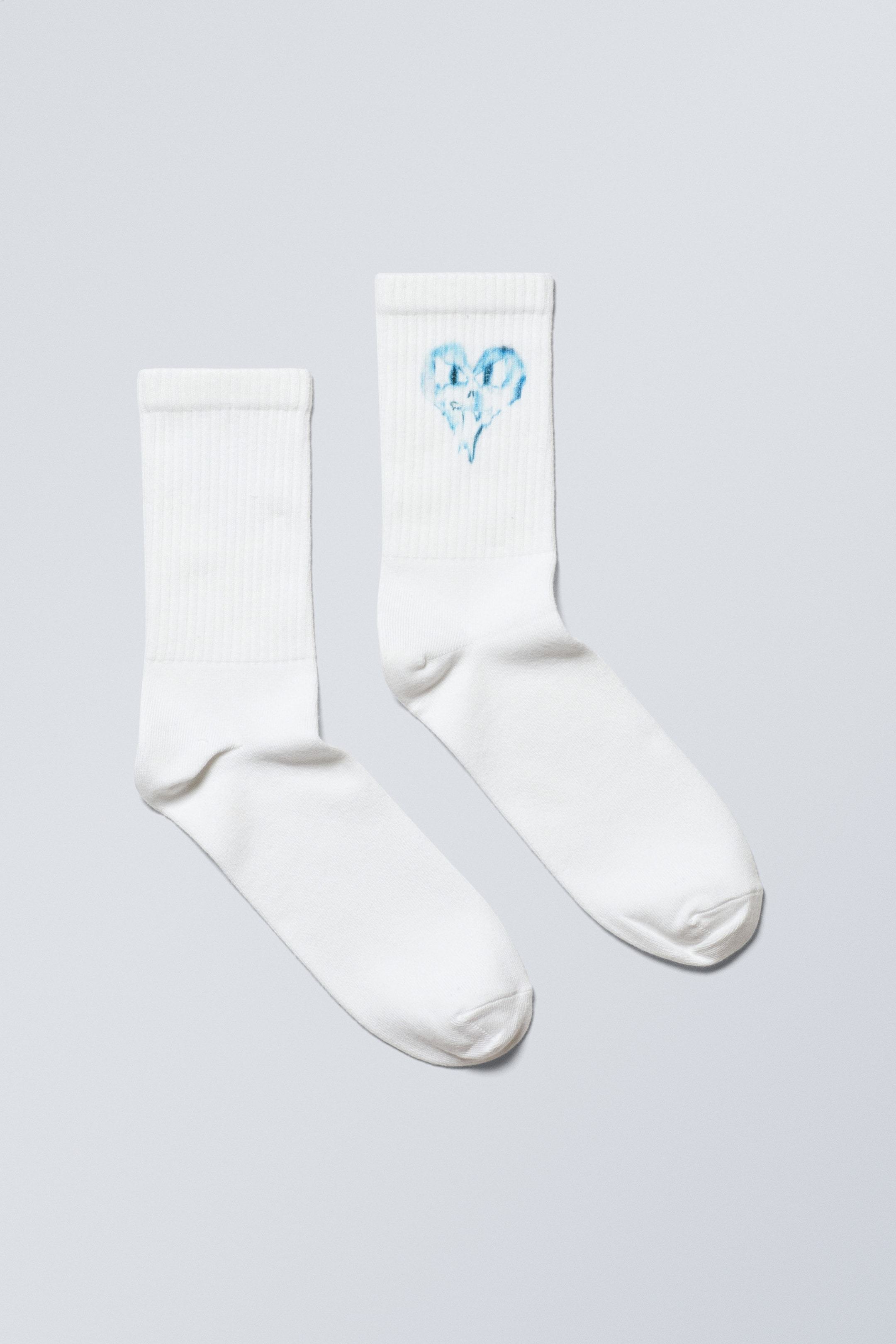 Angry Heart - Graphic Sport Sock - 0