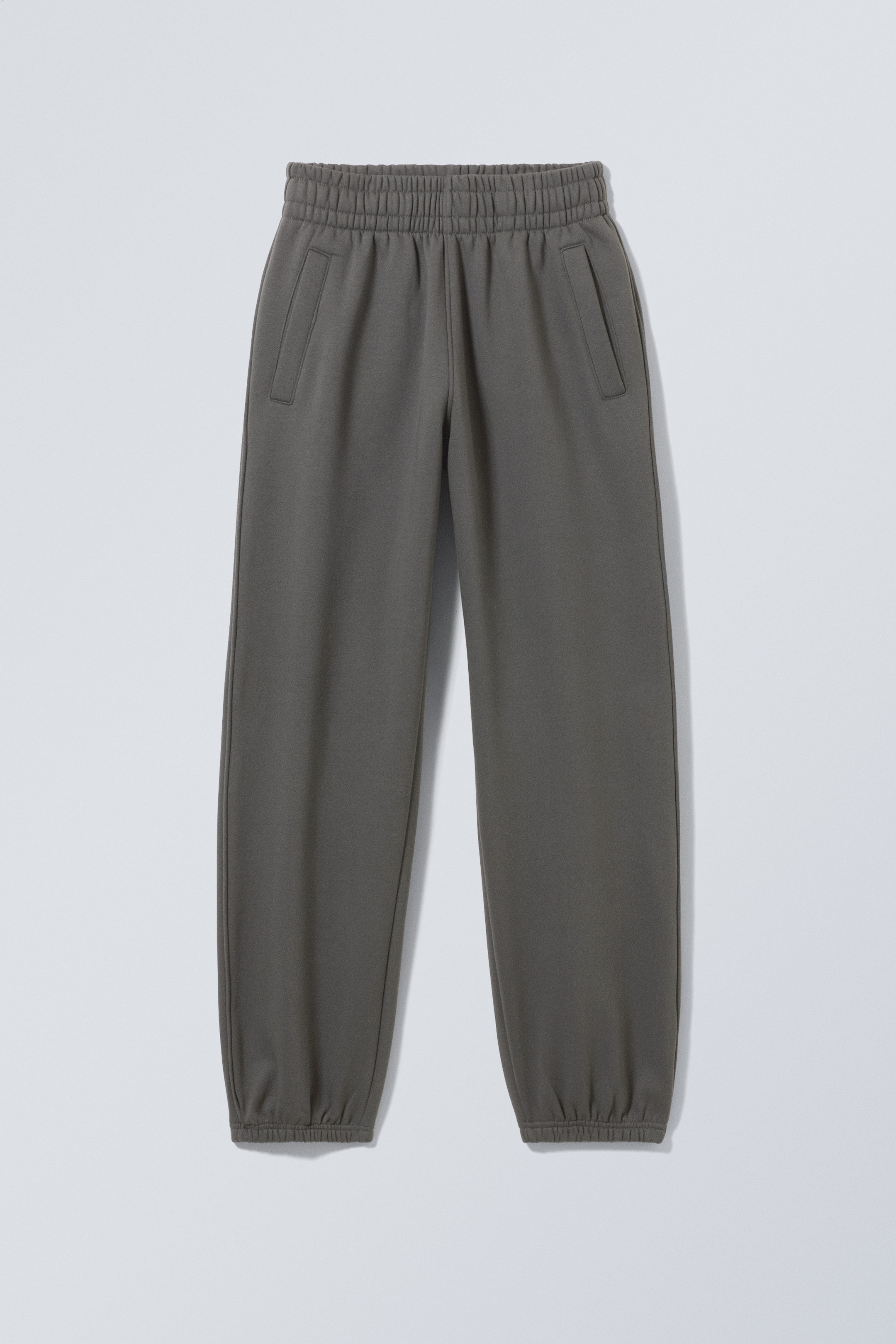 Dunkelgrau - Schwere Sweatpants mit relaxter Passform - 0