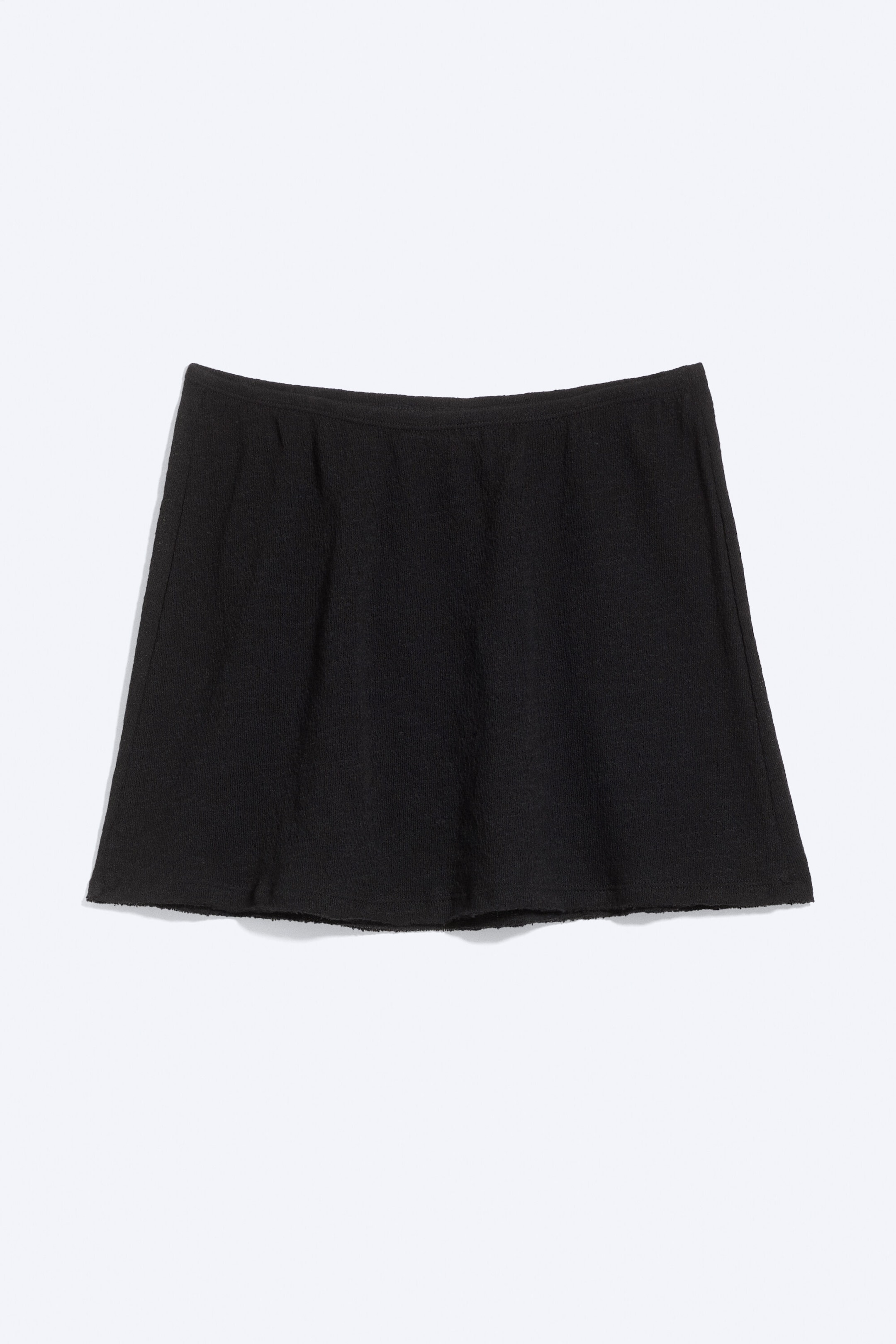 Svart - Minikjol i bomull - 4