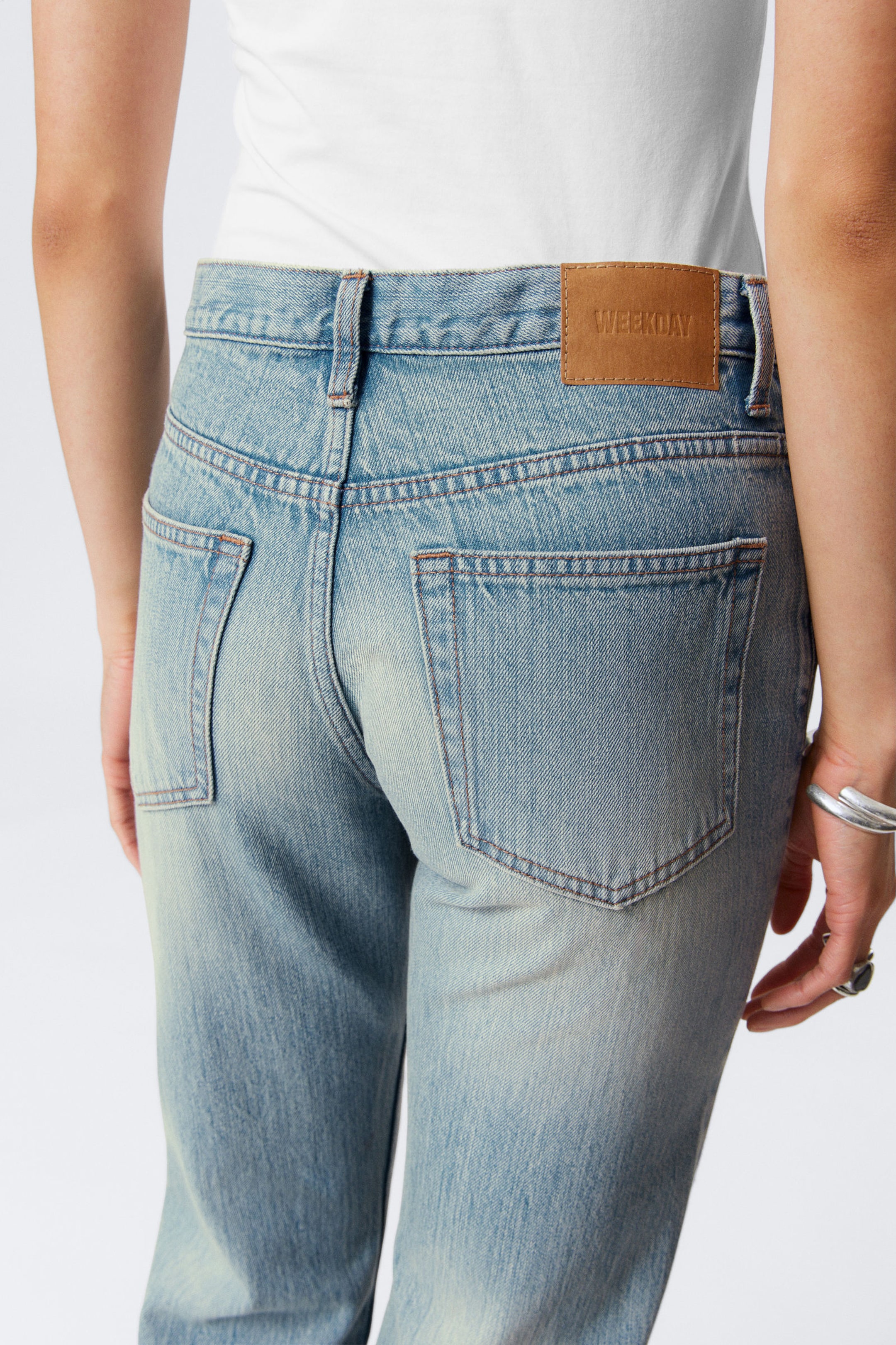 Aeon Blue - Light Blue - Moon Mid Rise Regular Bootcut Leg Jeans - 4