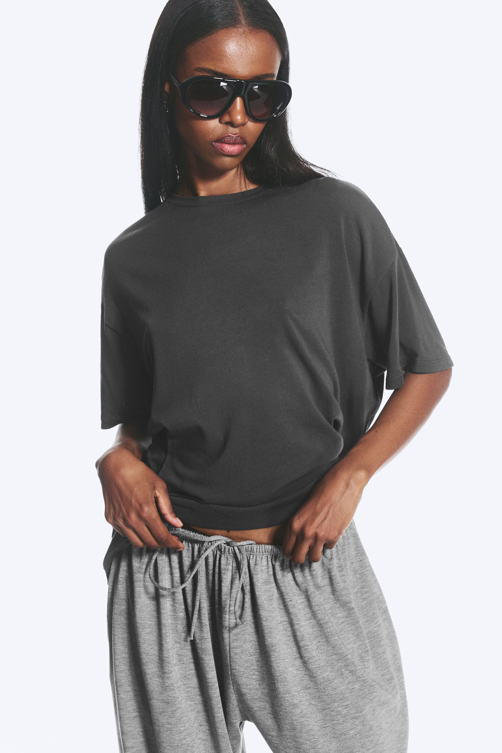 Sheer Relaxed Boxy T-Shirt