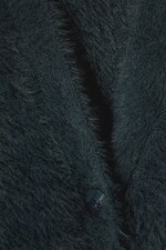 Dunkelgrau - Zottelige Strickjacke Ally - 1