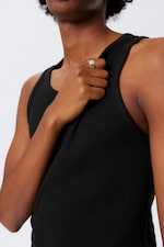 Svart - Classic ribbat linne - 2