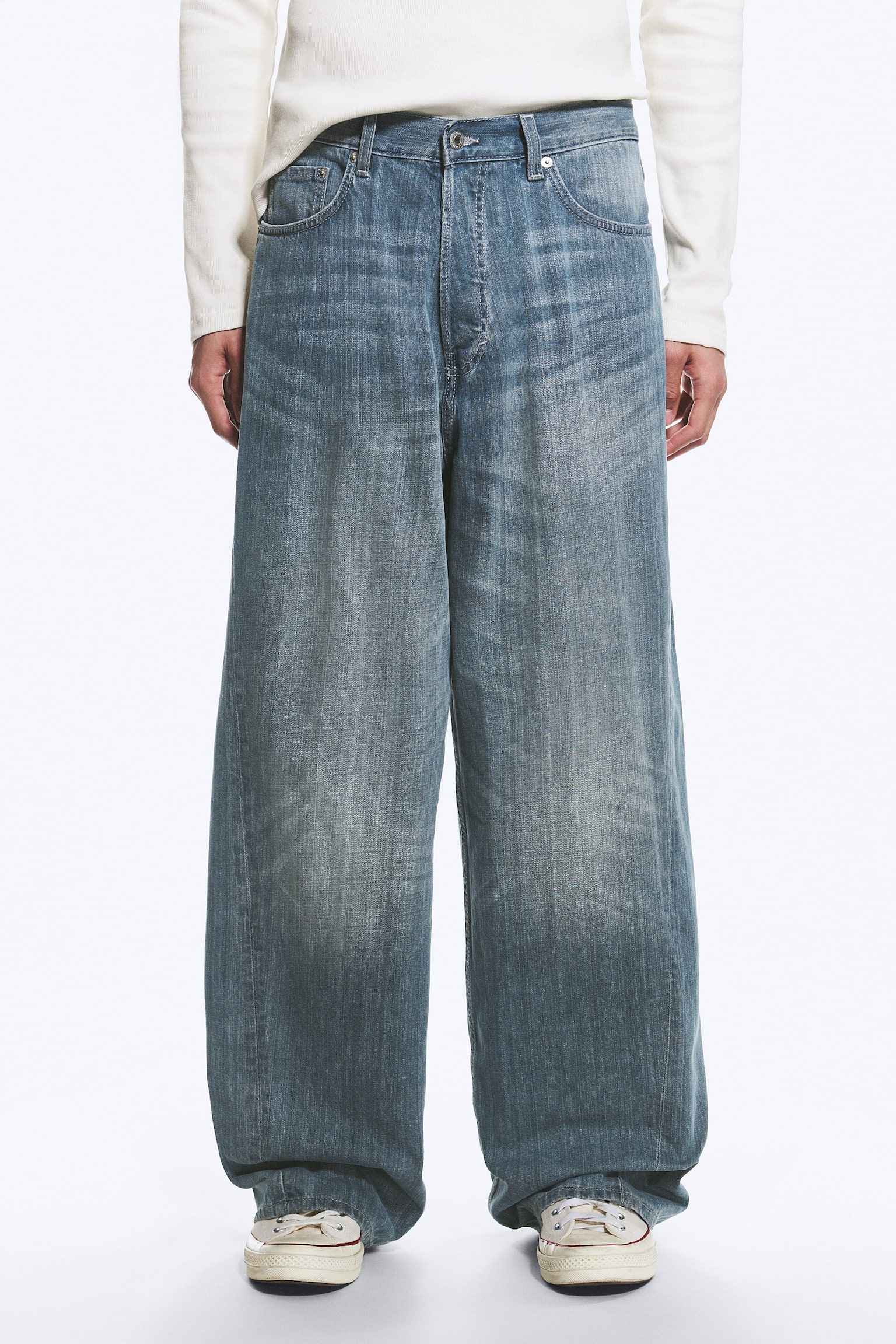 JEANS ASTRO LOOSE BAGGY TWIST A VITA MEDIA - Gloria Blue - Blu medio - 3