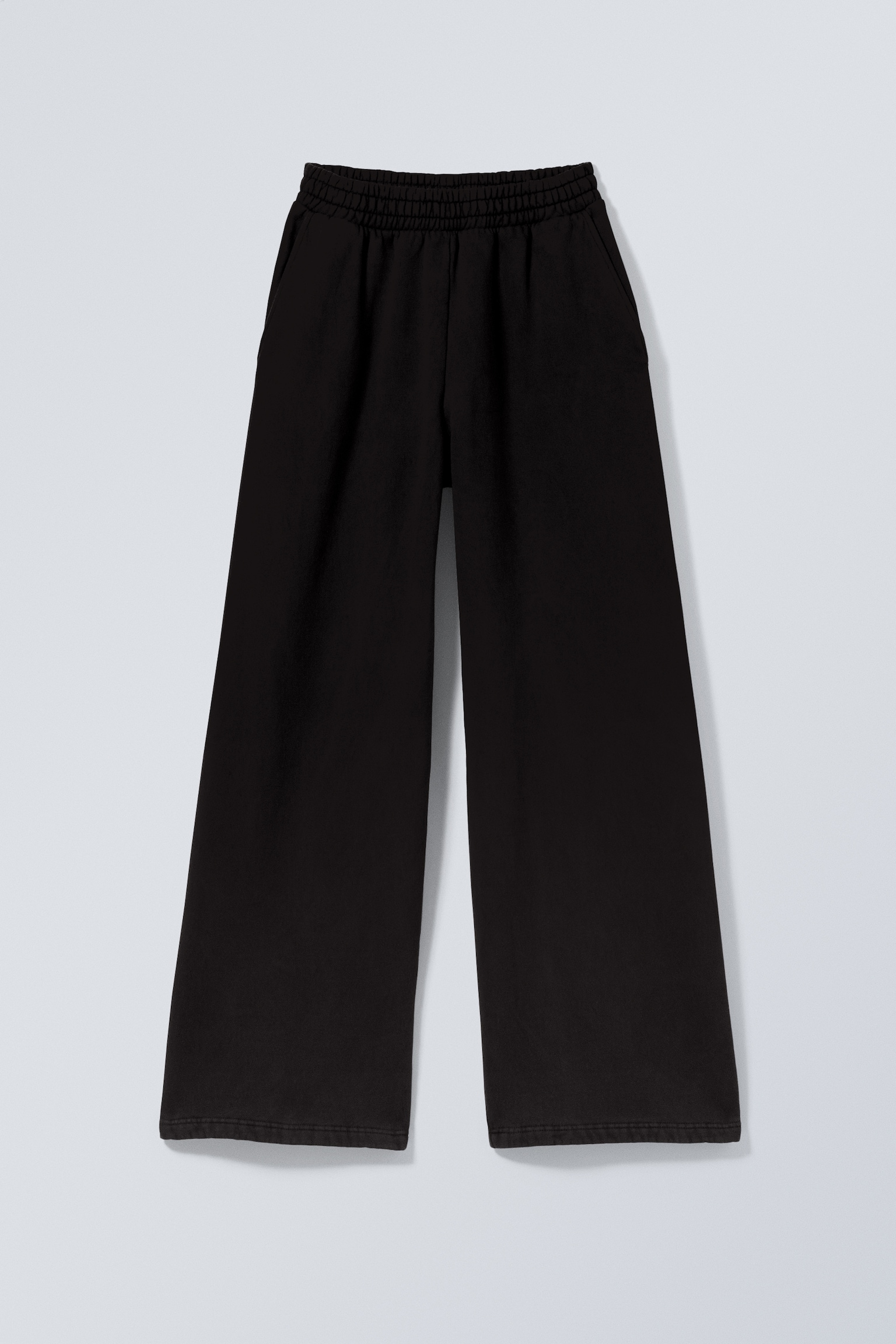 Lange, schwere Sweatpants in lockerer Passform - Schwarz/Dunkelgrün/Grau/Dunkelbraun/Graumeliert/Marineblau