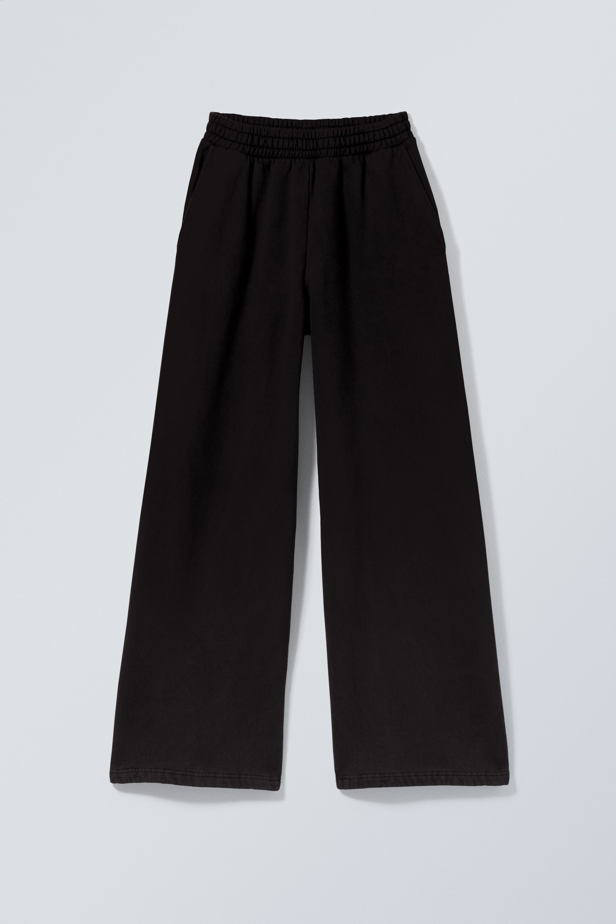 Black - Loose Long Heavyweight Sweatpants - 4