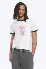 Schwarz & Weiß - Spray-Bär - Graphic T-Shirt - 0