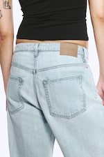 Ghost Blue - Light Blue - Missy Low Rise Loose Straight Leg Jeans - 3