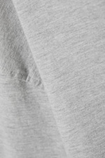 Hellgrau - Oversized-T-Shirt mit langen Ärmeln - 1