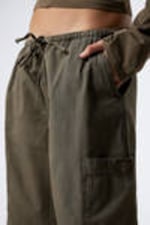 Dark Mole - Loose Fit Ripstop Cargo Shorts - 2