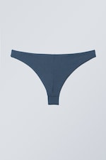 Navy Shimmer - Brazilian Bikini Bottoms - 1