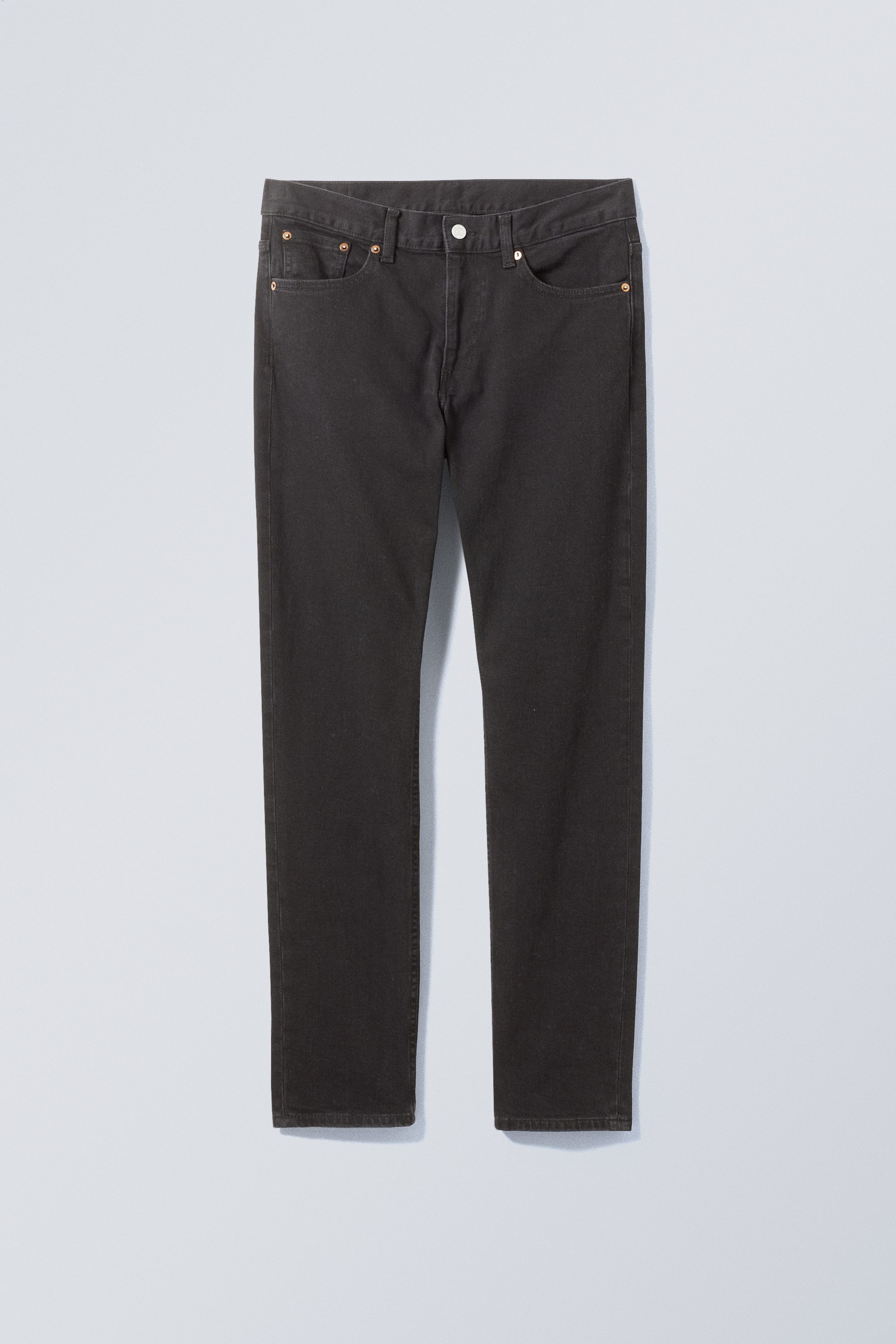 Größeres Bild ansehen: Easy Regular Straight Leg Jeans - Almost Black - Schwarz - Men | H&M DE 1