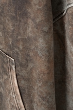 Khakigrün/Wald - Bedruckter Hoodie in lockerer Passform - 1