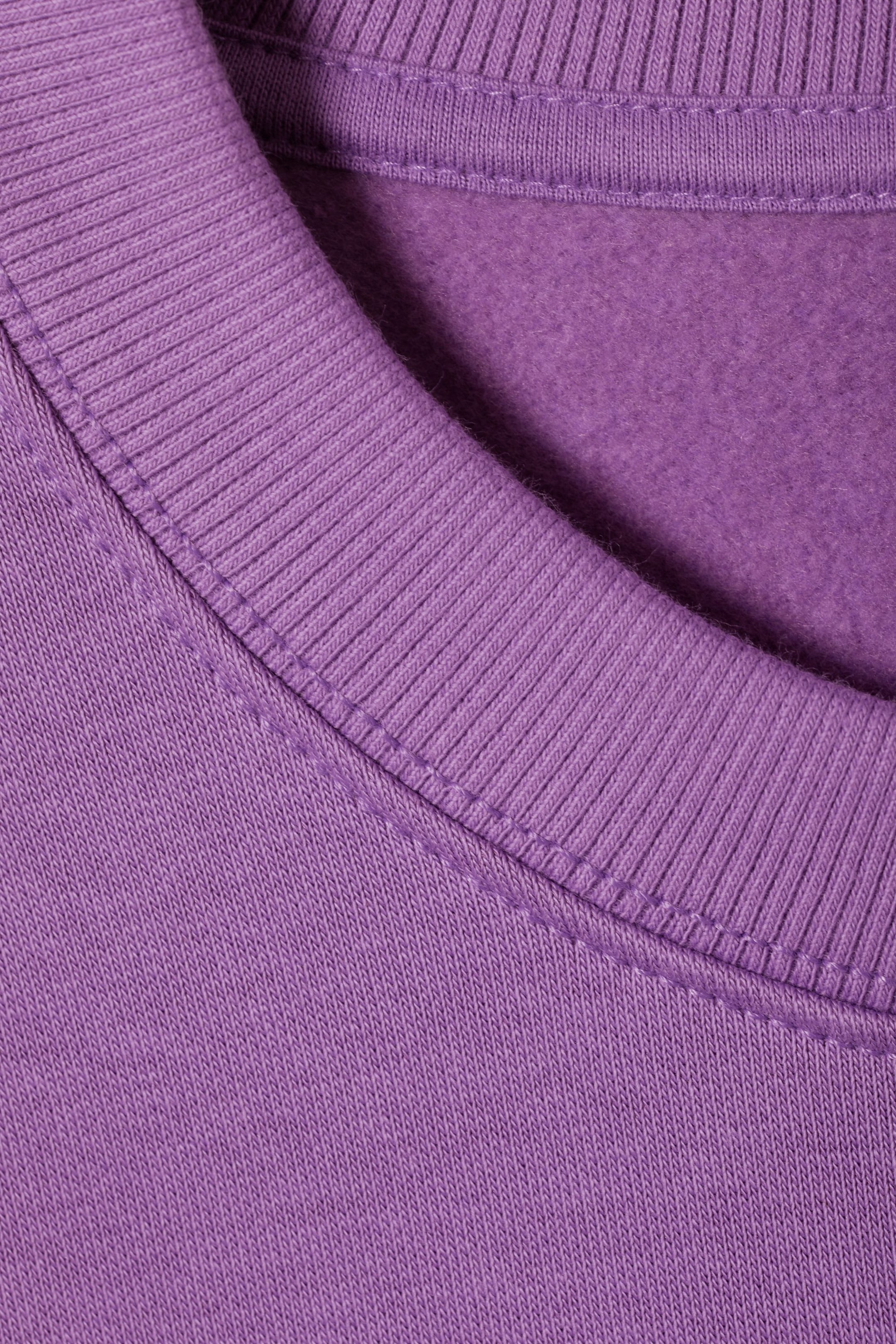 Lilac - Oversized Midweight Sweatshirt - 1