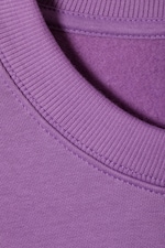Lilac - Oversized Midweight Sweatshirt - 1