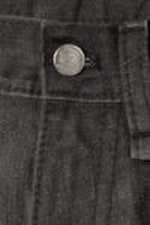 Rubby – Schwarz - Anti – Unisex-Jeans mit niedrigem Bund - 1