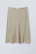 Dusty Mole - Knee-length Pull-on Skirt - 0