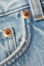 Aeon Blue - Light Blue - Space Mid Rise Relaxed Straight Leg Jeans - 1