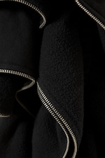 Dark Grey - Heavy Zip Frill Mini Skirt - 5