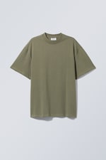 Khaki green - T-shirt épais Great - 0