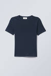 ◆KIRSH◆ Kirsch Plain Slim Fit Stripe T-Shirt Dark Blue MUSINSA | KIRSH Kirsch Plain Slim Fit Stripe T-Shirt [Dark Blue]
