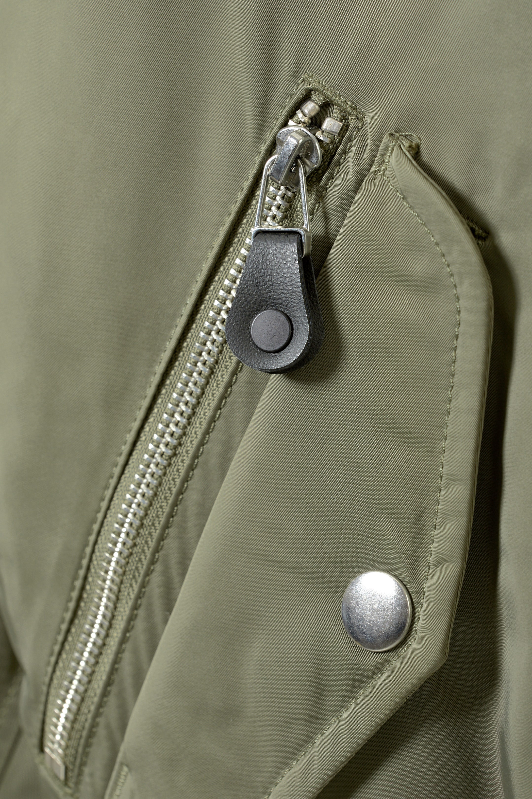 Khaki Green - Jon Bomber Jacket - 1