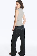 Lys mole - Asymmetrisk topp med knapper - 3